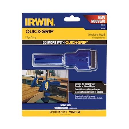 Irwin Irwin Quick-Grip Plastic Edge Clamp Blue 1 pc 1964755